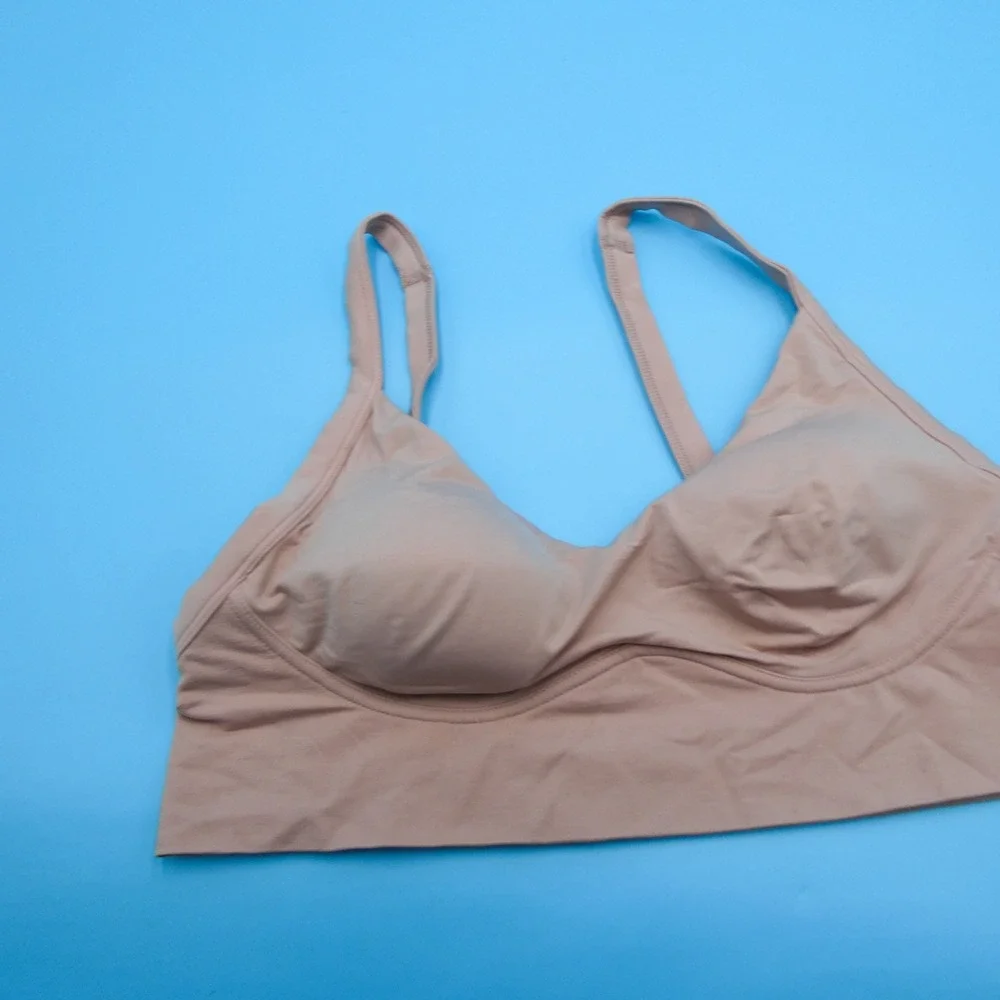 Victoria's Secret Bralette Womens‎ Extra Large Lounge Wireless Nude Polyamide XL